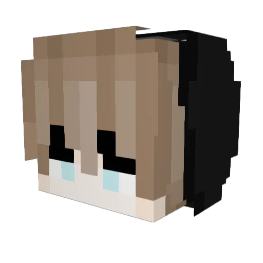 stealtempo Minecraft avatar head, 3D render