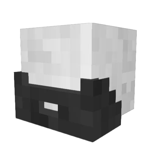 stealth1x Minecraft avatar head, 3D render