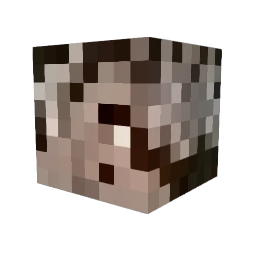 steam88lsp Minecraft avatar head, 3D render
