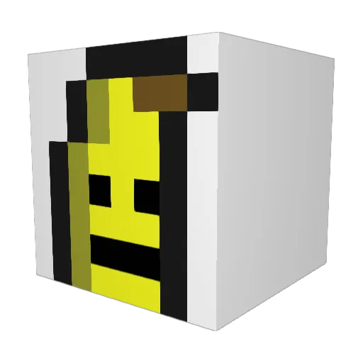 steam__mussel Minecraft avatar head, 3D render