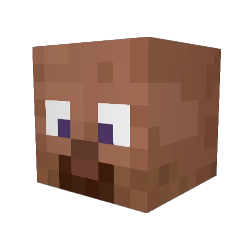 steamedKale_ Minecraft avatar head, 3D render