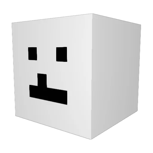 steamfend Minecraft avatar head, 3D render