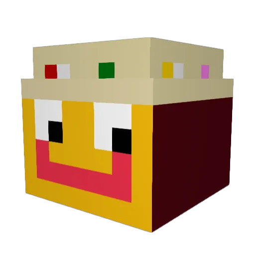 steberplay44 Minecraft avatar head, 3D render