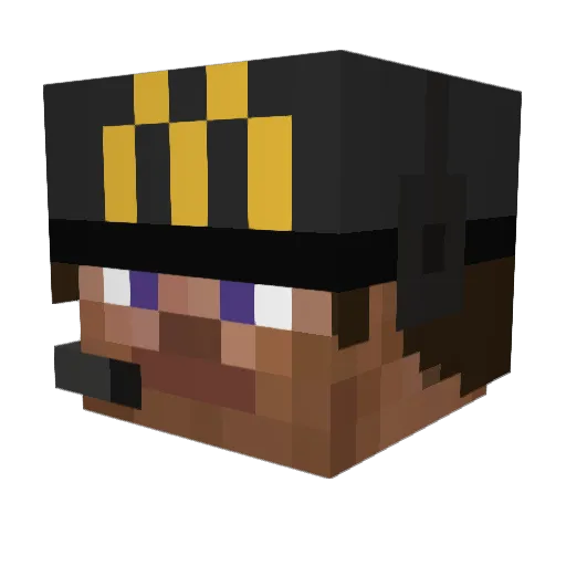 steelydan77 Minecraft avatar head, 3D render
