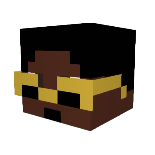 steenridder17 Minecraft avatar head, 3D render