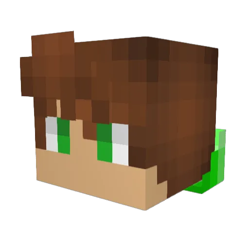 steez74 Minecraft avatar head, 3D render