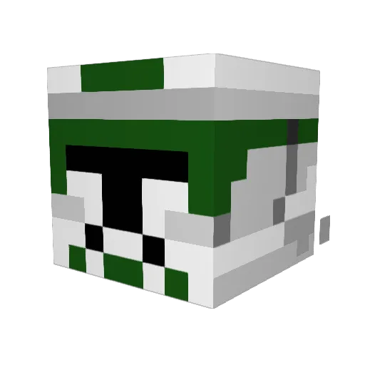 stef1gamer Minecraft avatar head, 3D render