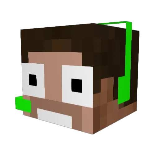 stefan_00 Minecraft avatar head, 3D render