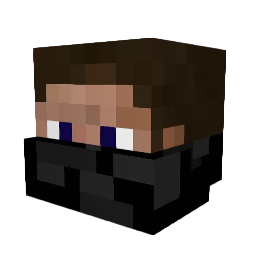 stefanowak Minecraft avatar head, 3D render