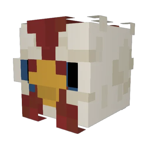 stefansigma Minecraft avatar head, 3D render