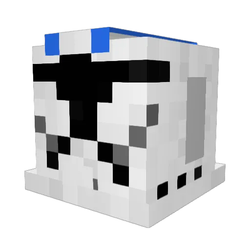 stefanspas Minecraft avatar head, 3D render