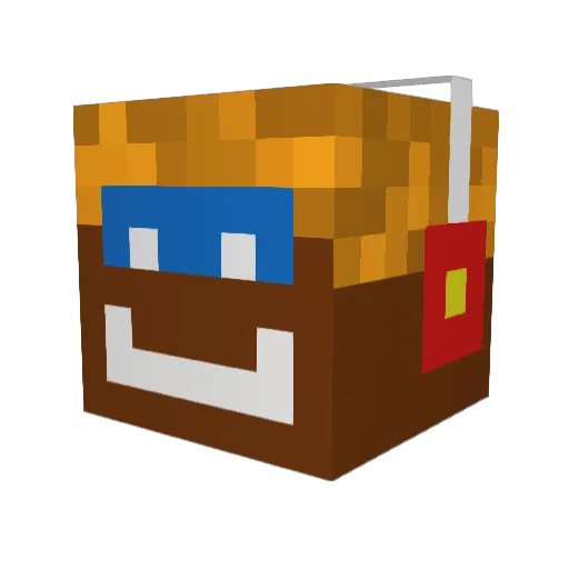 steffen134 Minecraft avatar head, 3D render