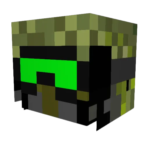 steffen148 Minecraft avatar head, 3D render