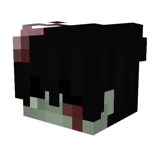 stefix_op Minecraft avatar head, 3D render