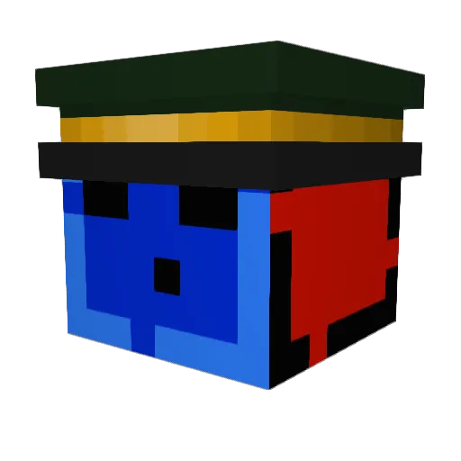 stefmois Minecraft avatar head, 3D render