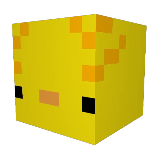 stefyboi Minecraft avatar head, 3D render
