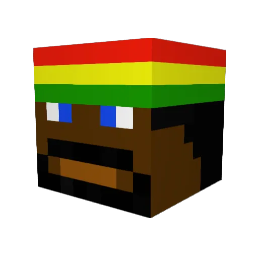 stehoy2k10 Minecraft avatar head, 3D render