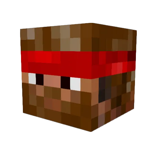 steinarh Minecraft avatar head, 3D render
