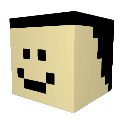 steingrimur02 Minecraft avatar head, 3D render