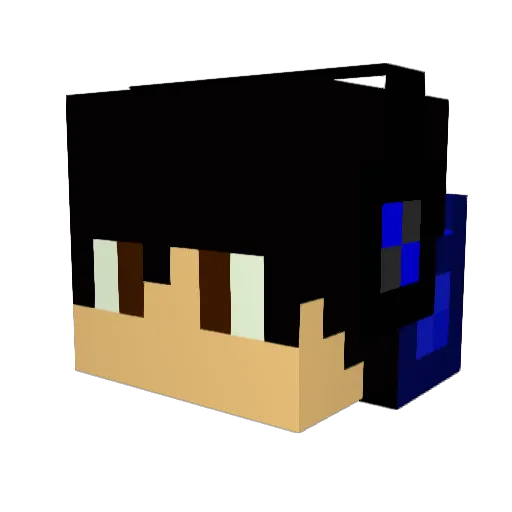 steinifr Minecraft avatar head, 3D render