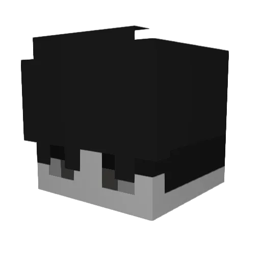 steinigen Minecraft avatar head, 3D render