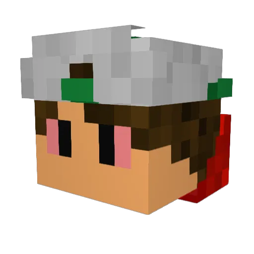 steinve164 Minecraft avatar head, 3D render