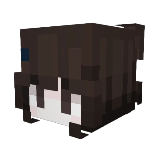 stel7 Minecraft avatar head, 3D render