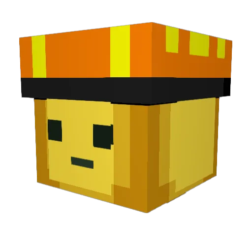 steliw Minecraft avatar head, 3D render