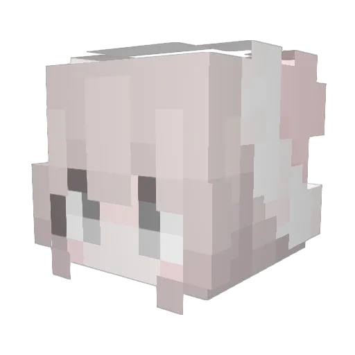 stella12721 Minecraft avatar head, 3D render