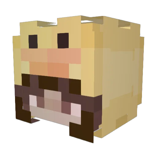 stella4life Minecraft avatar head, 3D render