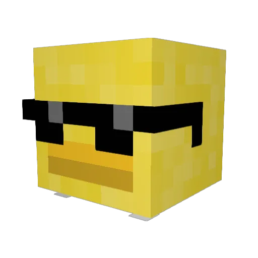 stella_rogers Minecraft avatar head, 3D render