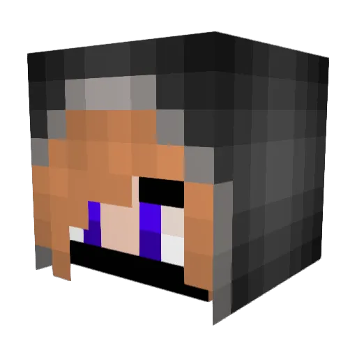 stellabella92 Minecraft avatar head, 3D render