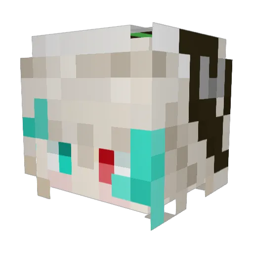 stelle0322 Minecraft avatar head, 3D render