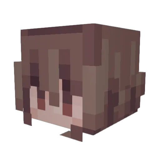 stellerj Minecraft avatar head, 3D render