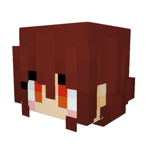 stellorens Minecraft avatar head, 3D render