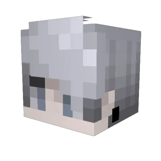 stemara Minecraft avatar head, 3D render