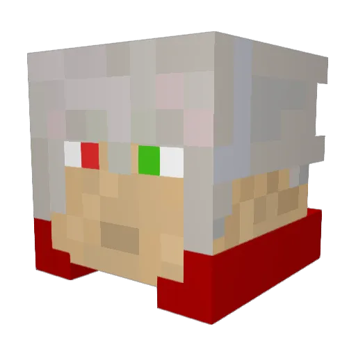 stendogz Minecraft avatar head, 3D render