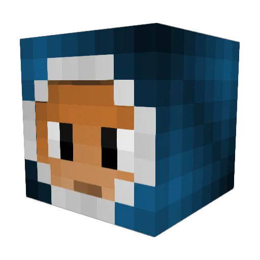 stensnusson Minecraft avatar head, 3D render