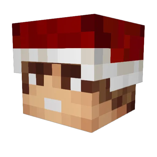 stepaan_ Minecraft avatar head, 3D render