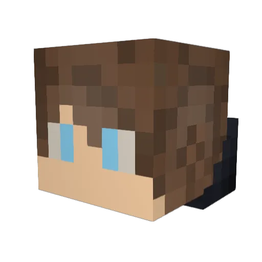 stepan225 Minecraft avatar head, 3D render