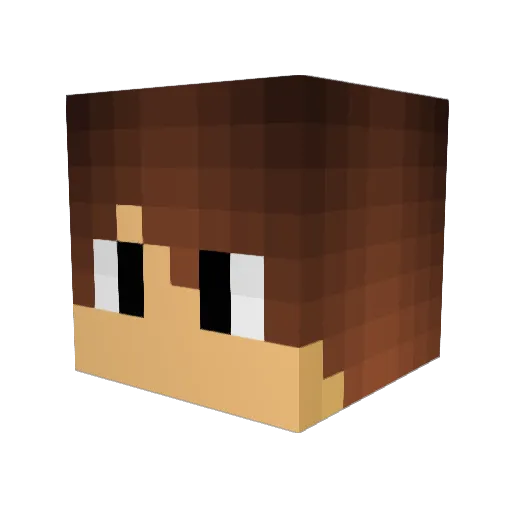 stepashkaru2006 Minecraft avatar head, 3D render