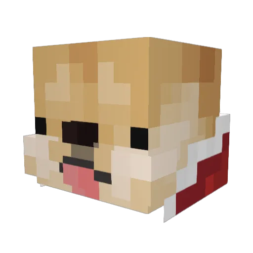 stepat12 Minecraft avatar head, 3D render