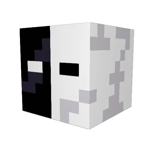 stepbek Minecraft avatar head, 3D render