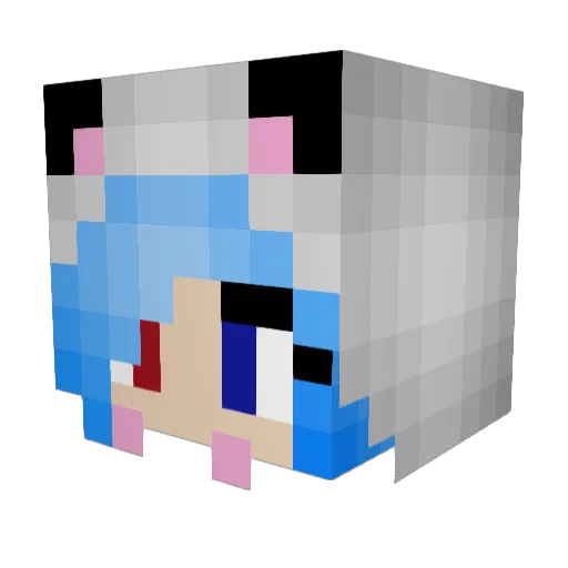 stepbro123451 Minecraft avatar head, 3D render
