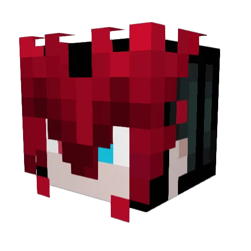 stepewdie Minecraft avatar head, 3D render