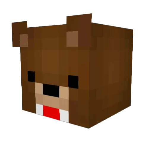 steph1fl Minecraft avatar head, 3D render