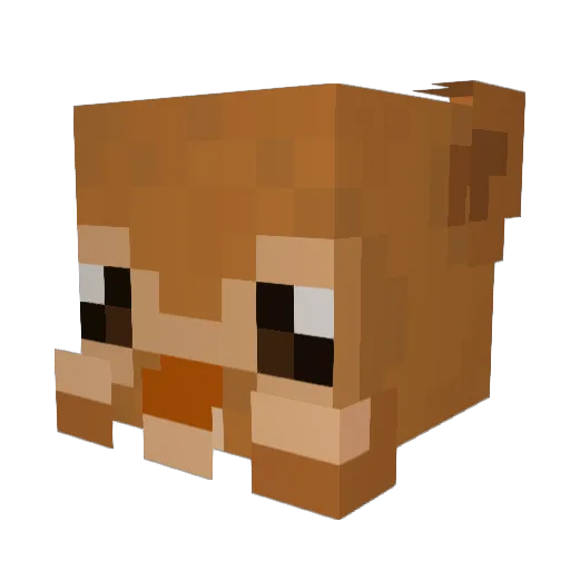 steph8343 Minecraft avatar head, 3D render