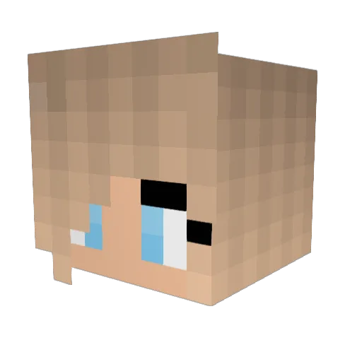 stephanie2033 Minecraft avatar head, 3D render