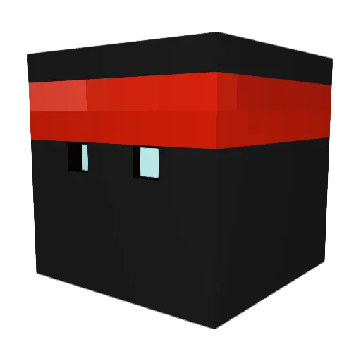 stephanvanwent Minecraft avatar head, 3D render