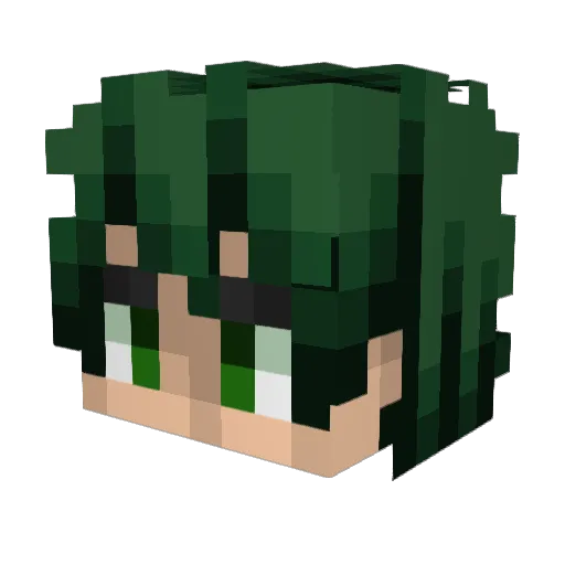 stephentwest Minecraft avatar head, 3D render